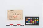 Etikett zu Bernsteinperlenkette (NHMW-PRAE-024541)